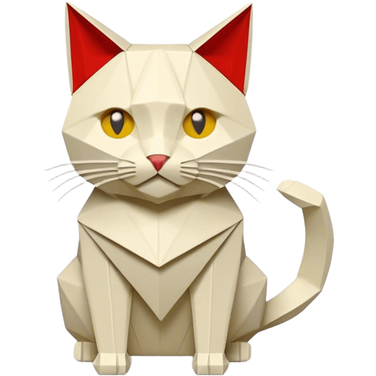 cat origami emoji