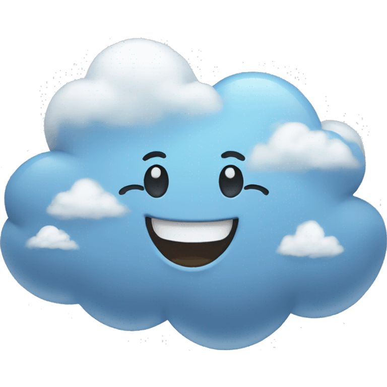 cloud smiling emoji emoji