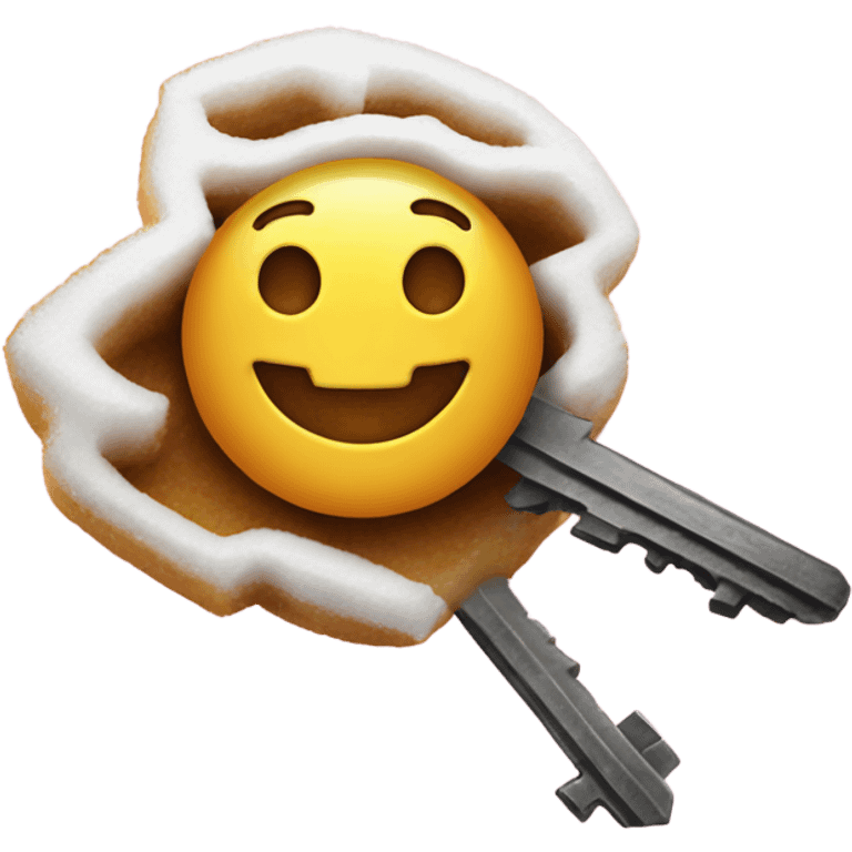 Sugar on a key emoji