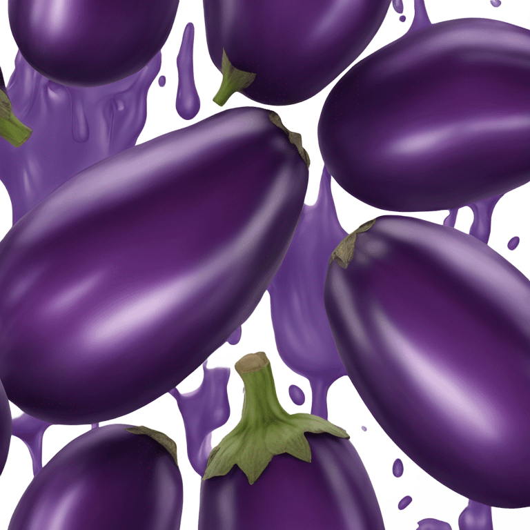 Exploding eggplant  emoji