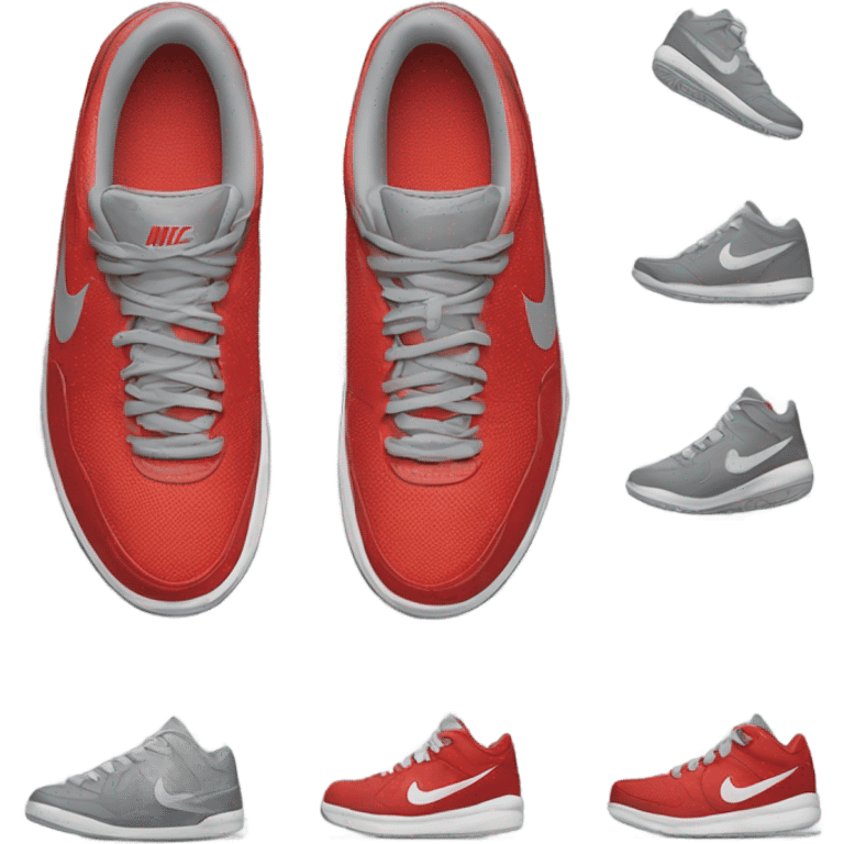 Red and Grey Nike Sneakers emoji