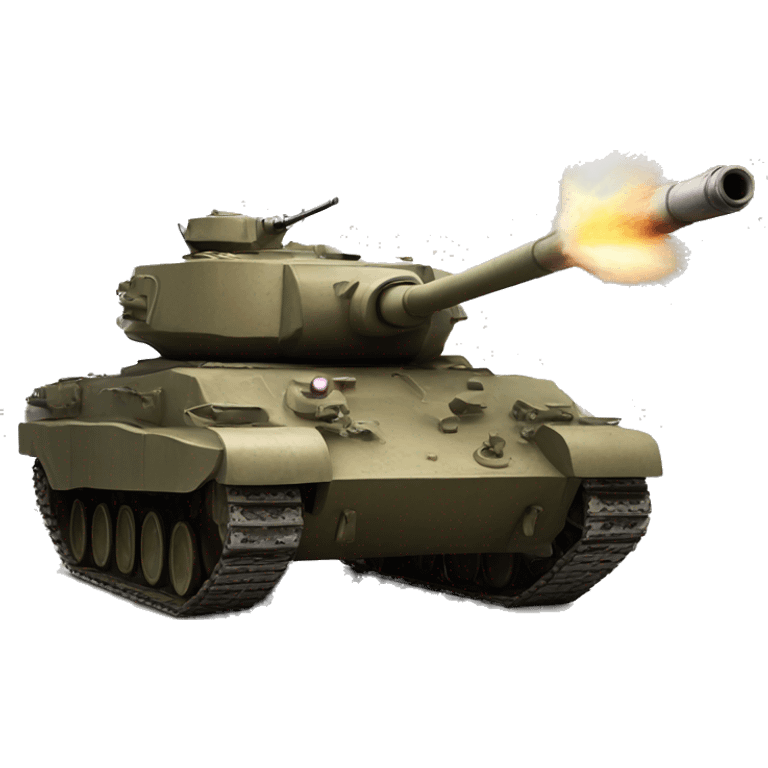 Tank firing  emoji