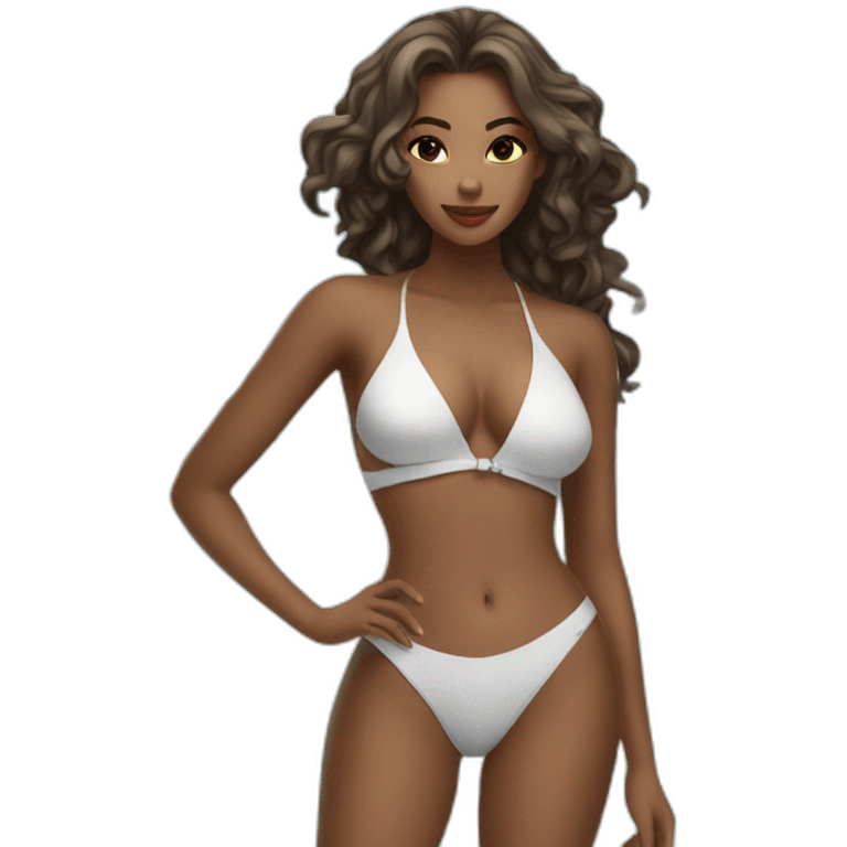 sexy chic in swimsuit emoji