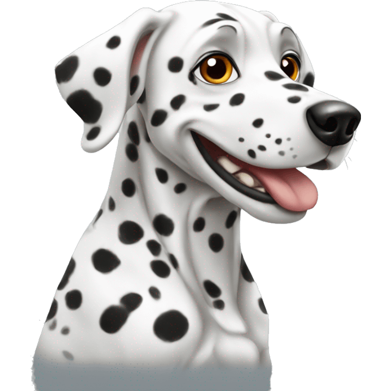 dalmatian eat emoji