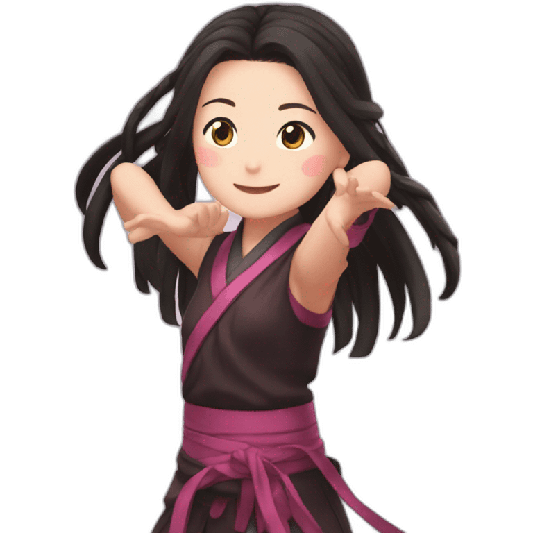 Nezuko dancing emoji