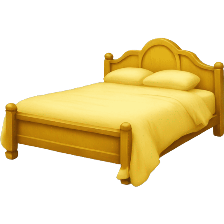  yellow bed emoji