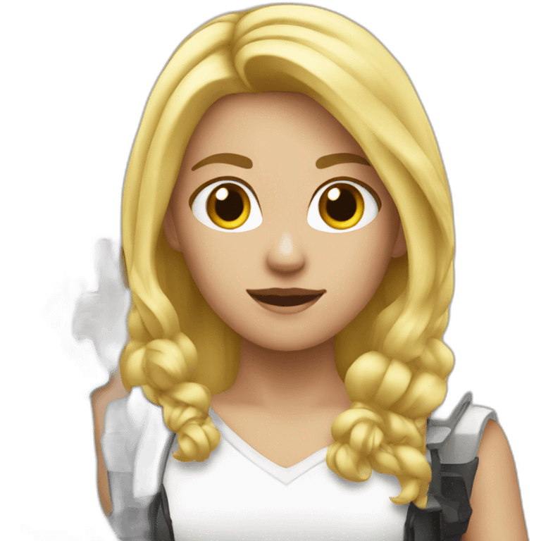 Blonde Shooting emoji