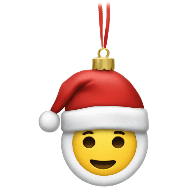 Christmas ornament emoji