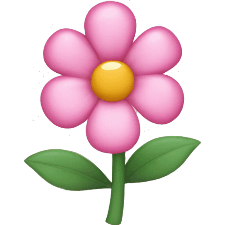 flowers with pink bow emoji