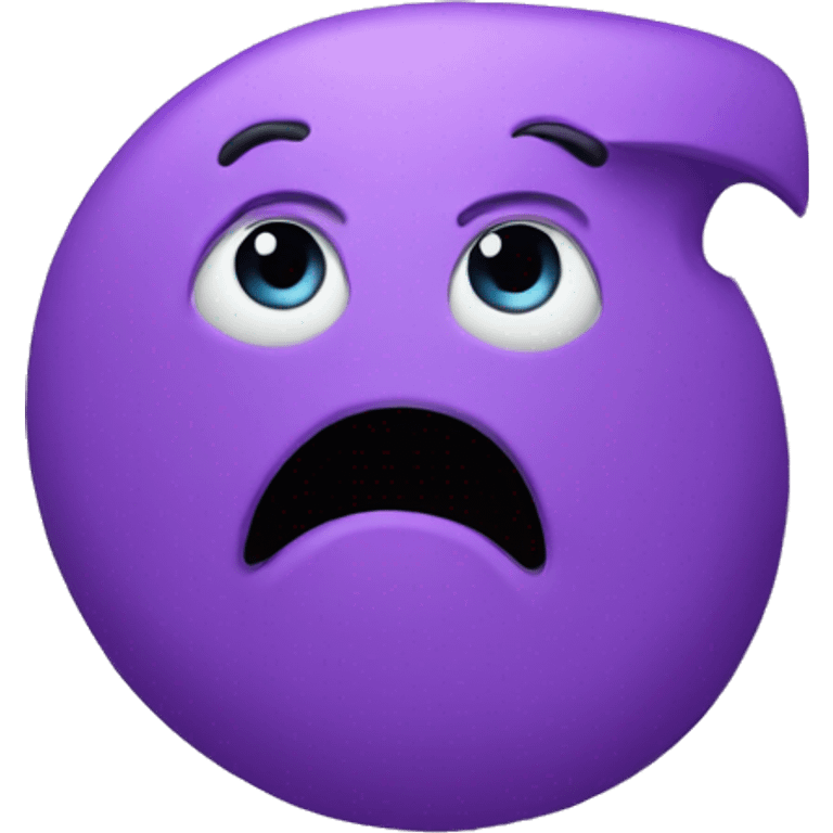 Purple-letter-S emoji