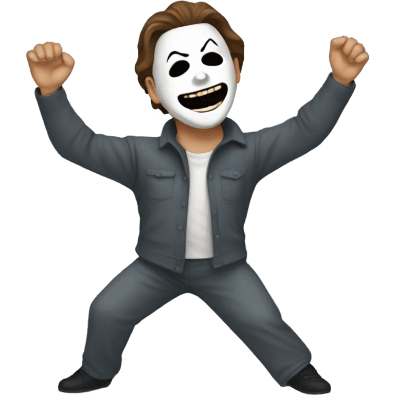 Michael Myers dancing emoji