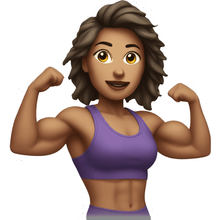 muscle woman  emoji