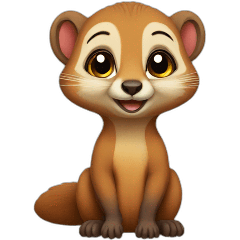 cute mongoose emoji