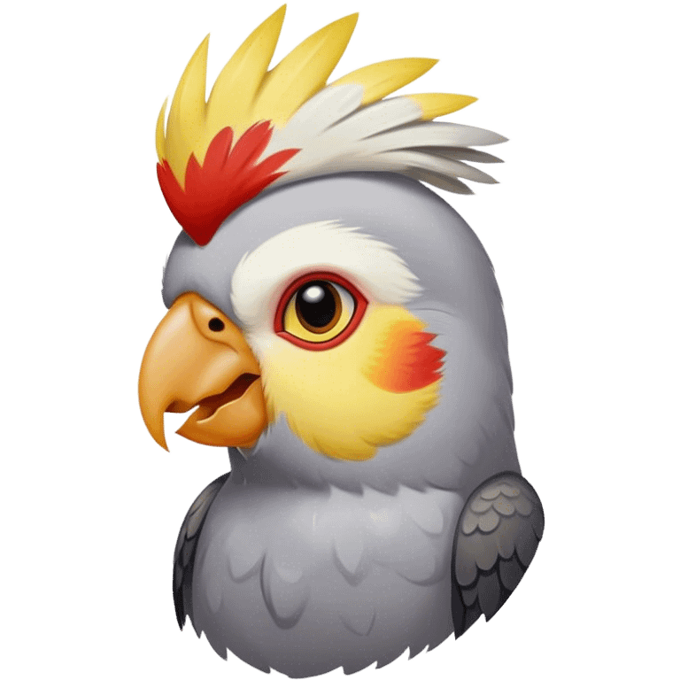 cockatiel bird emoji