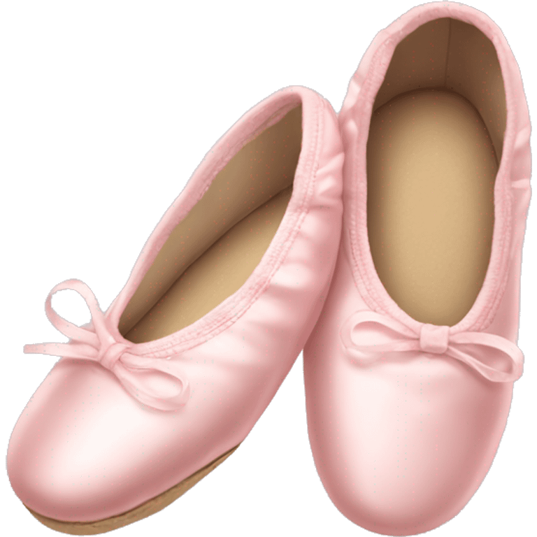 Pale pink ballet shoes emoji