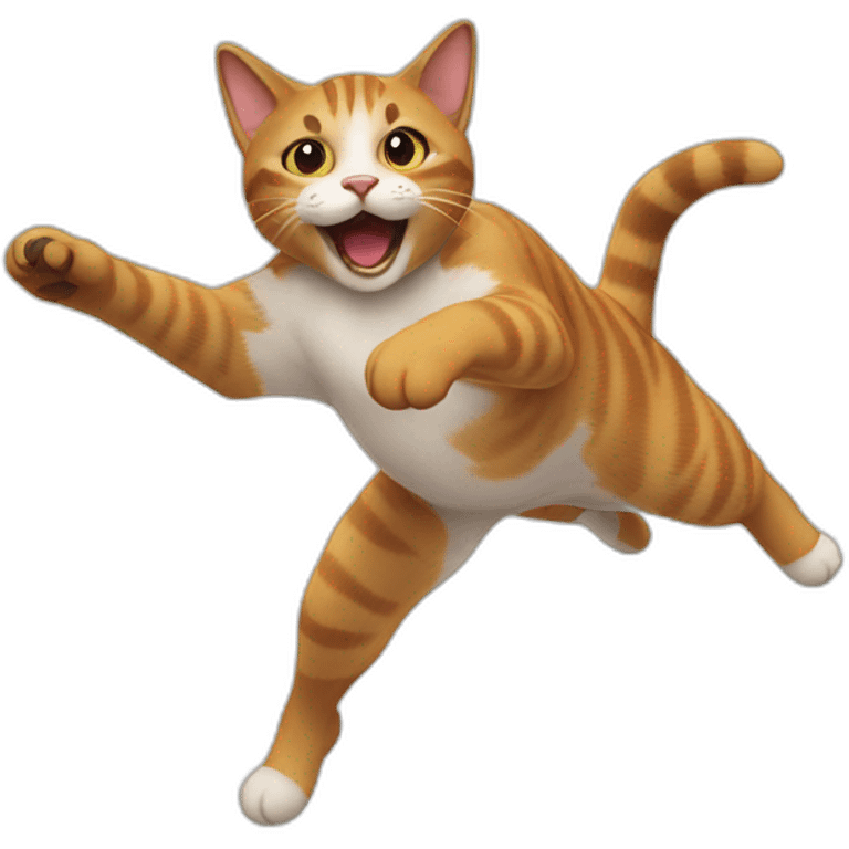 cat jumping emoji