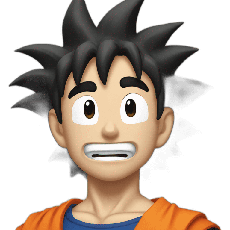 does goku clean nuts? emoji