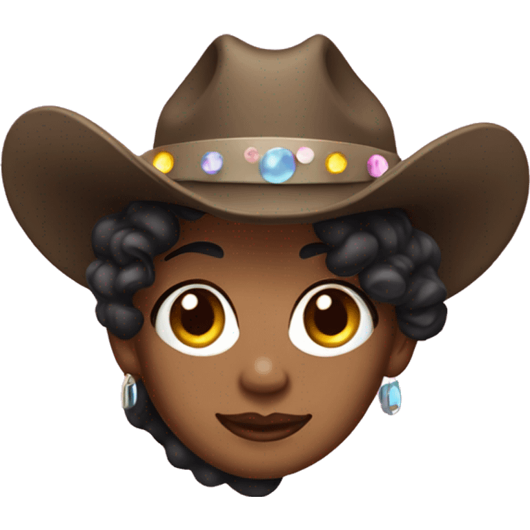 Disco cow girl  emoji