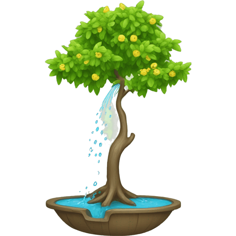 watering tree emoji