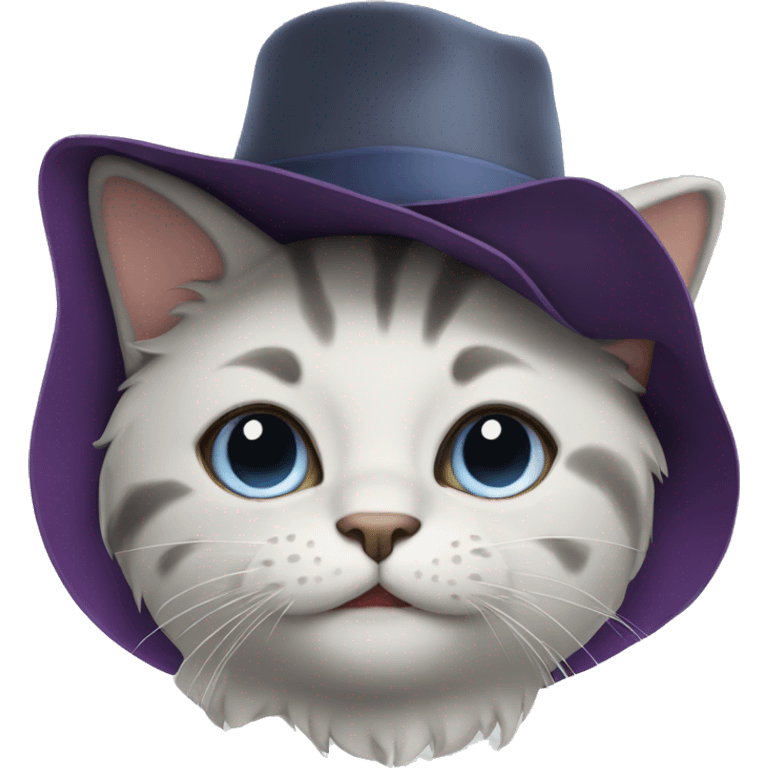 cat with hat emoji