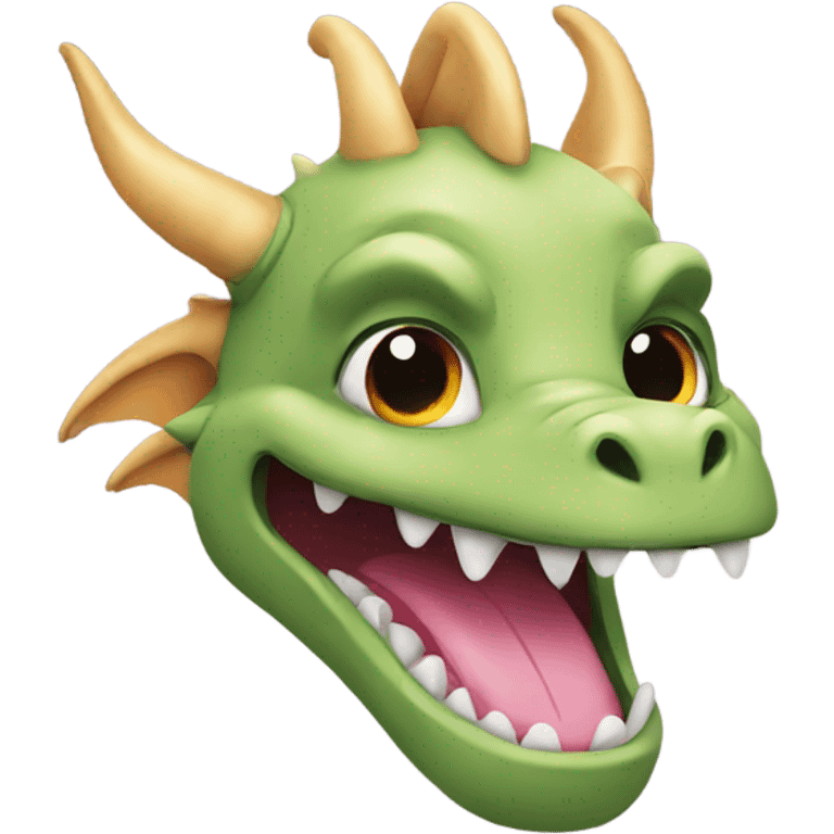 Dragon smiling emoji