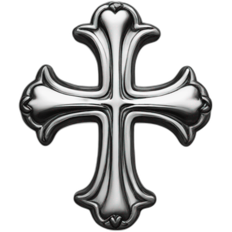 chrome hearts cross logo emoji