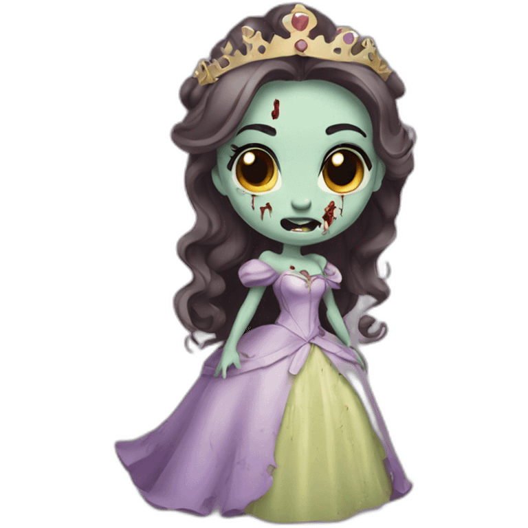 Zombie princess bell disney emoji