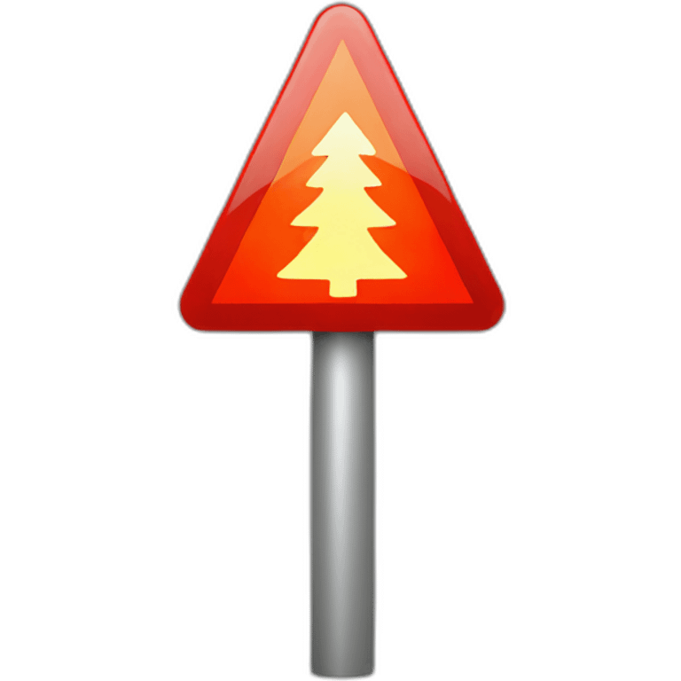 christmas stop signal emoji