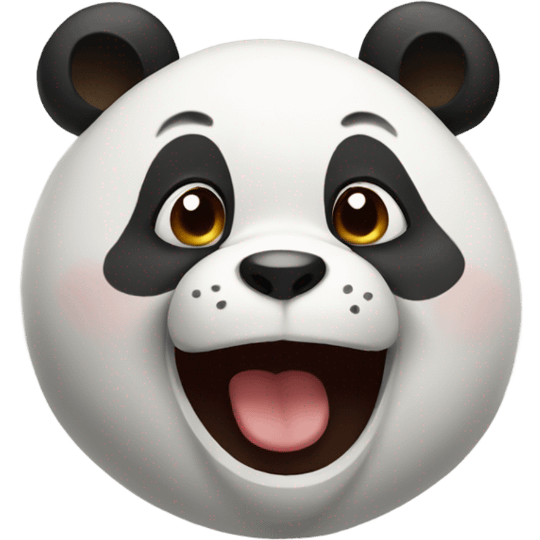 Happy panda emoji