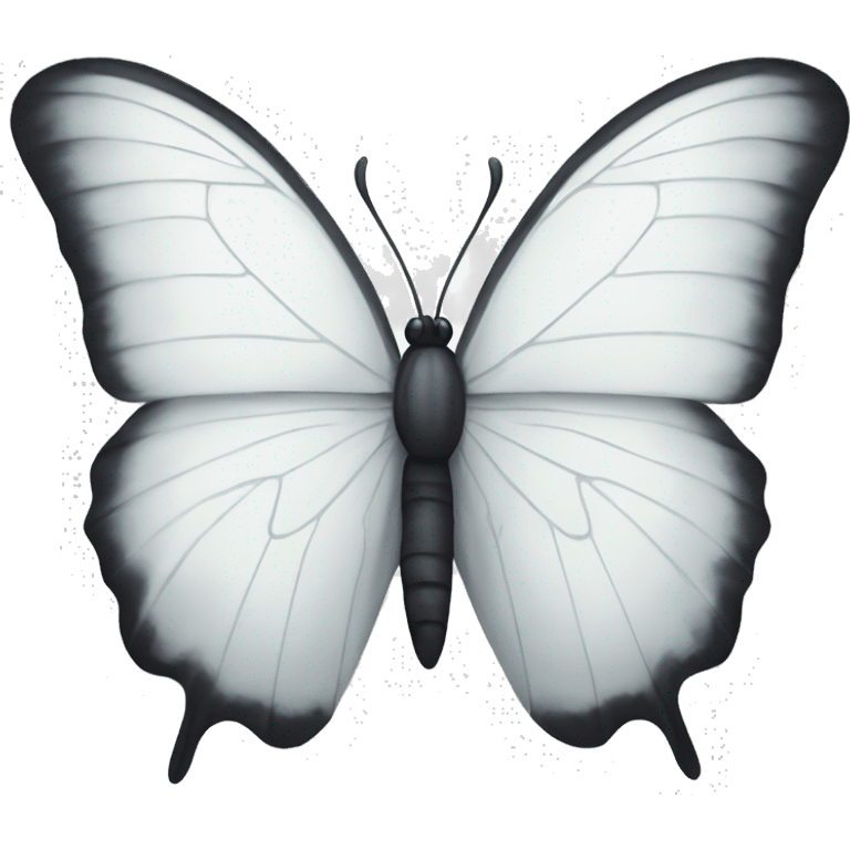 White butterfly  emoji