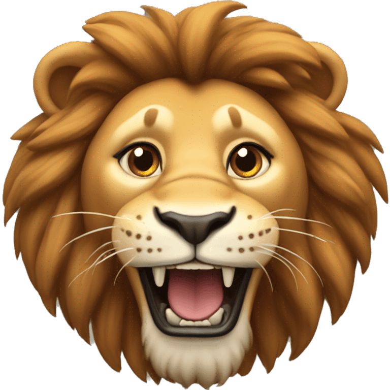 Juggling lion emoji