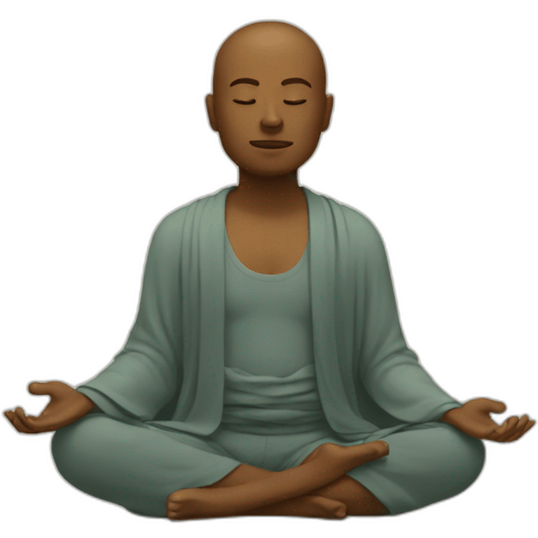 meditation emoji