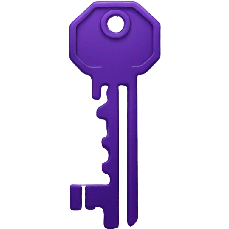 key purple emoji