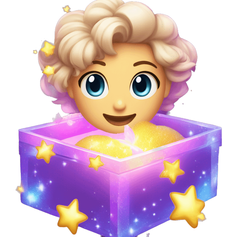 ( 8K )𓂺THE 🪄🪄🪄𓂸MAGIC BOX🗿 glittery✨box of magic light emoji