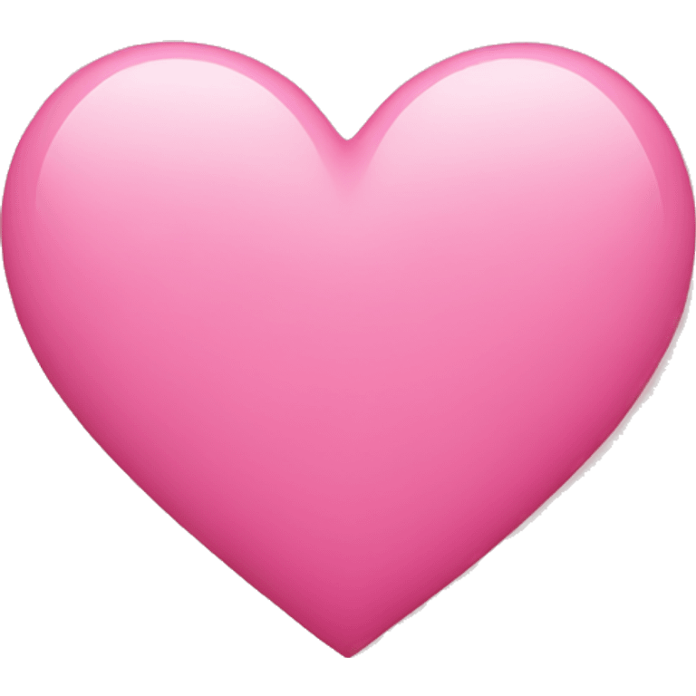 Pink heart  emoji