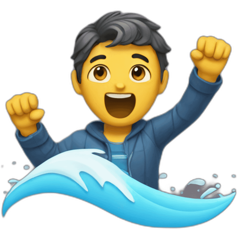 Hello wave emoji