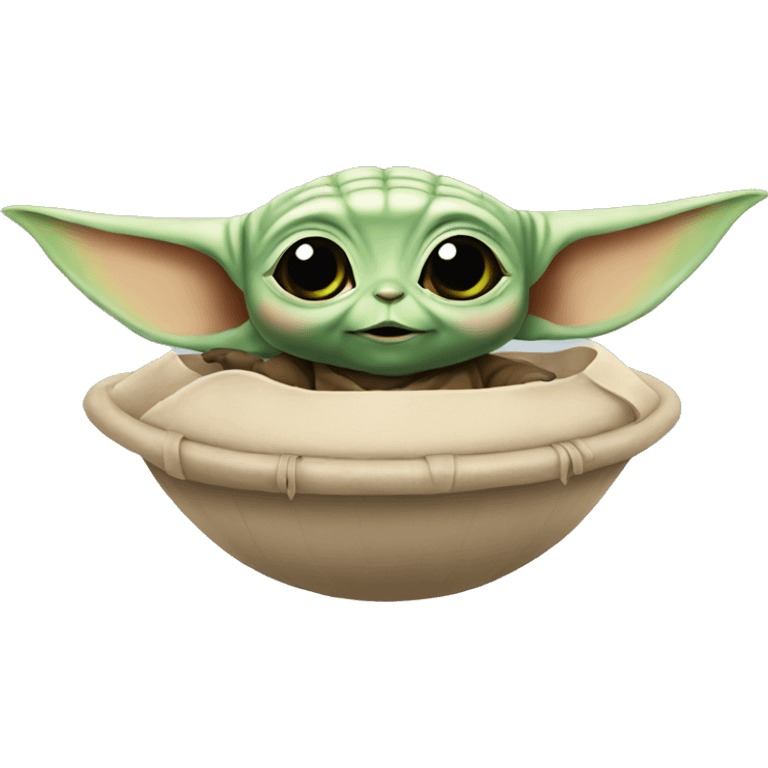 baby yoda floating pod emoji