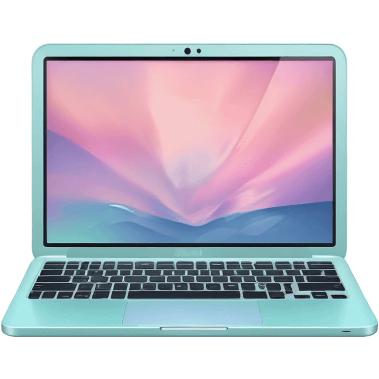 pastel laptop emoji