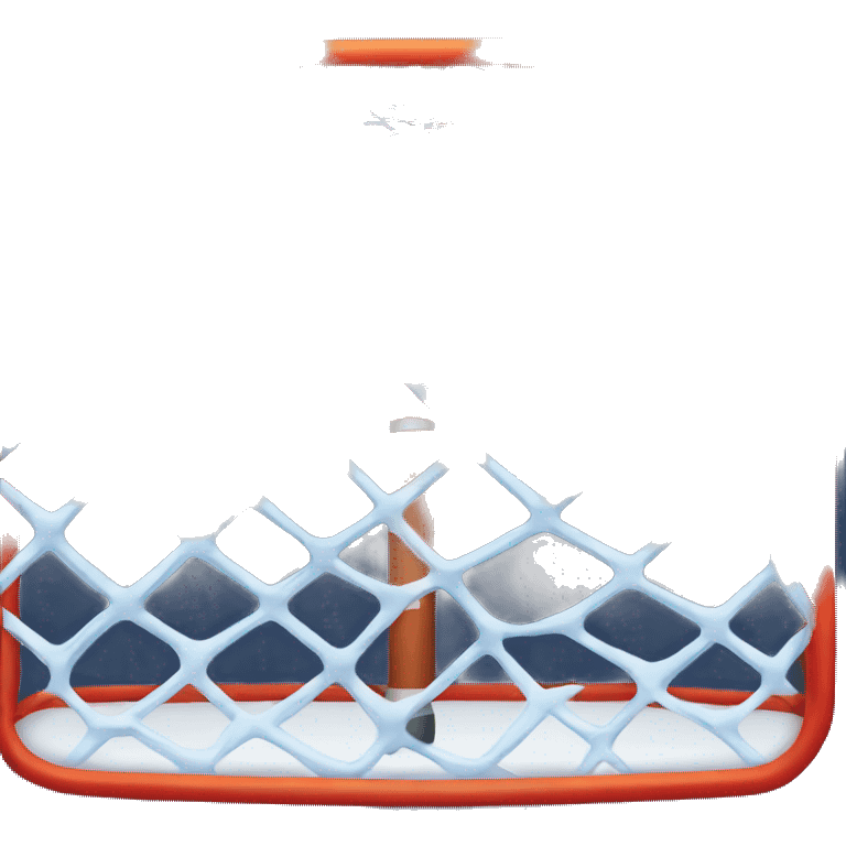 Ice hockey net emoji