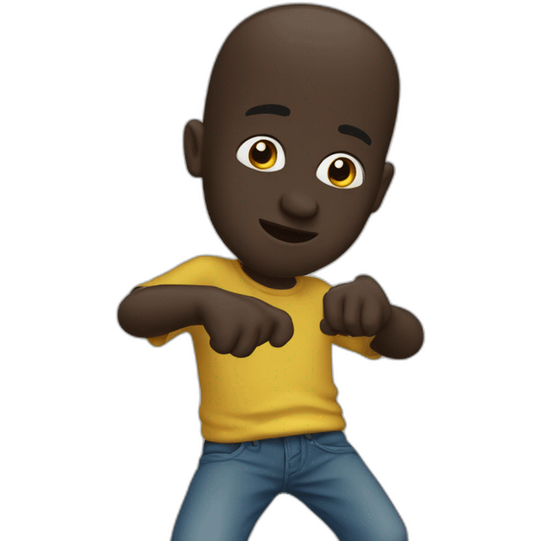 Mamadou qui fait  dab emoji