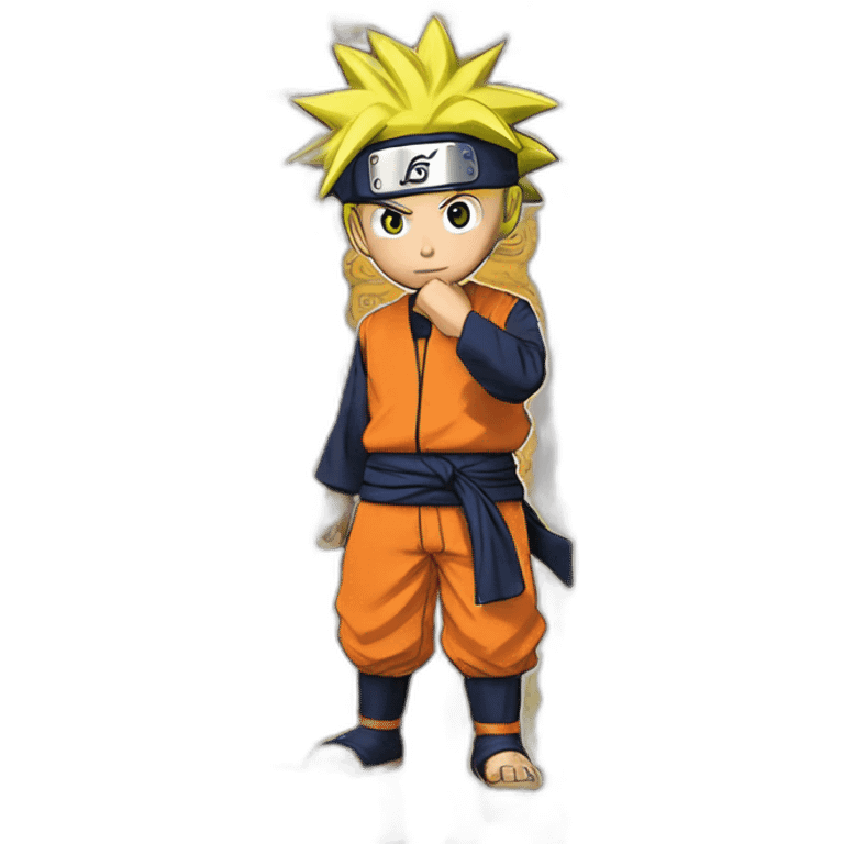 Naruto sur goku emoji