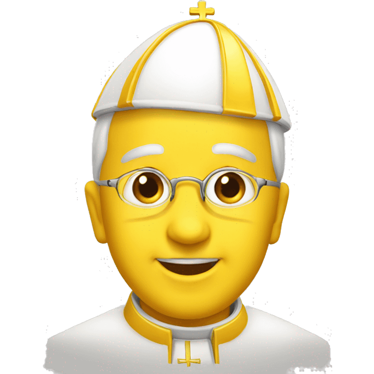 yellow pope John Paul 2 emoji