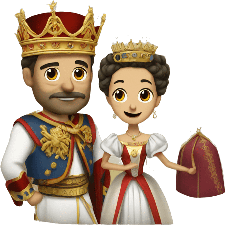 Spanish emperor with empress ui emoji