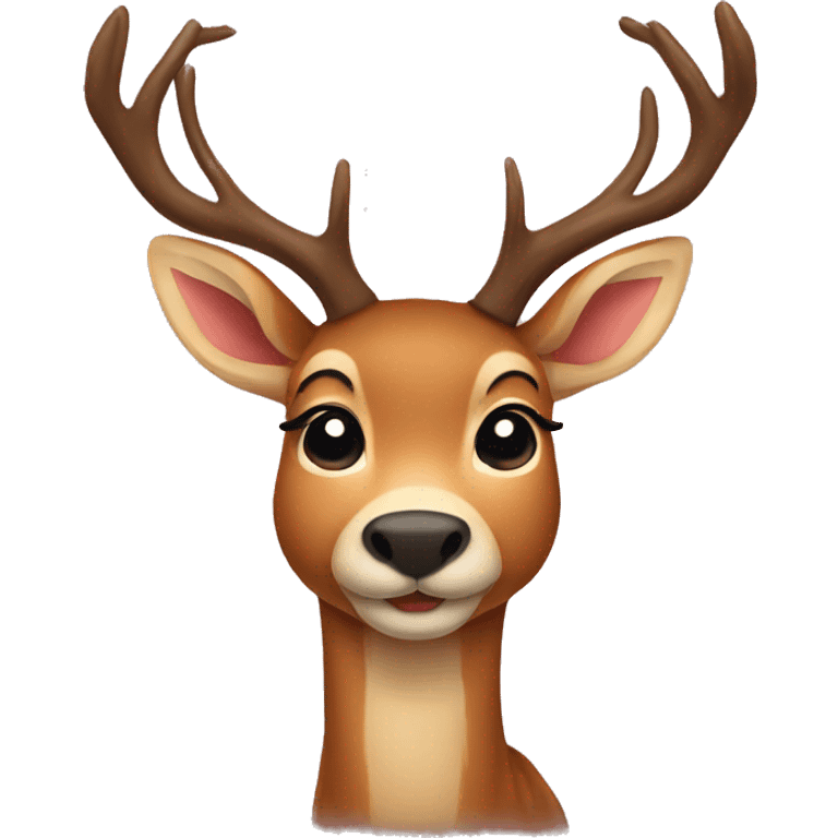 deer in love emoji