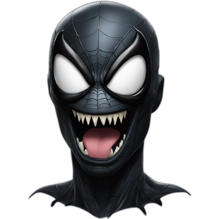 Venom from spider man emoji