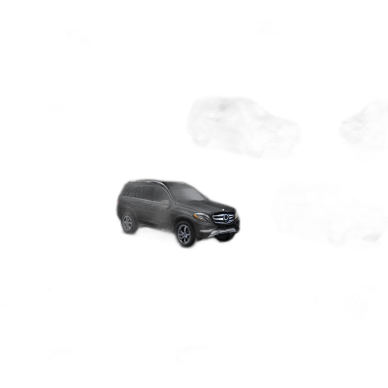 Black Mercedes suv emoji