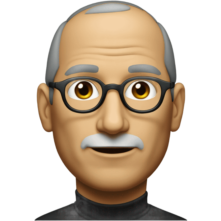 steve jobs y apple emoji