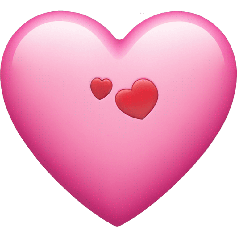 Pink heart with a mini heart next to it  emoji