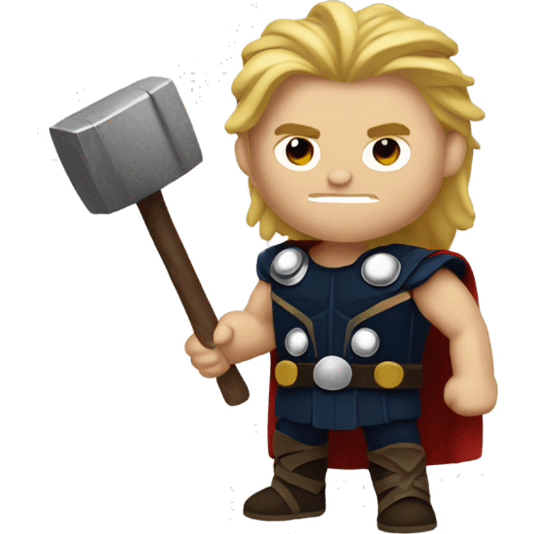 Thor not worthy of hammer emoji