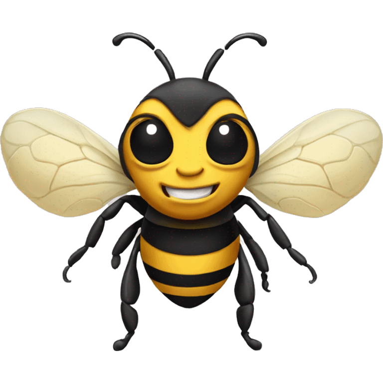 Bee bee with muscles  emoji